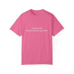 professional korean skincare specialist t-shirt