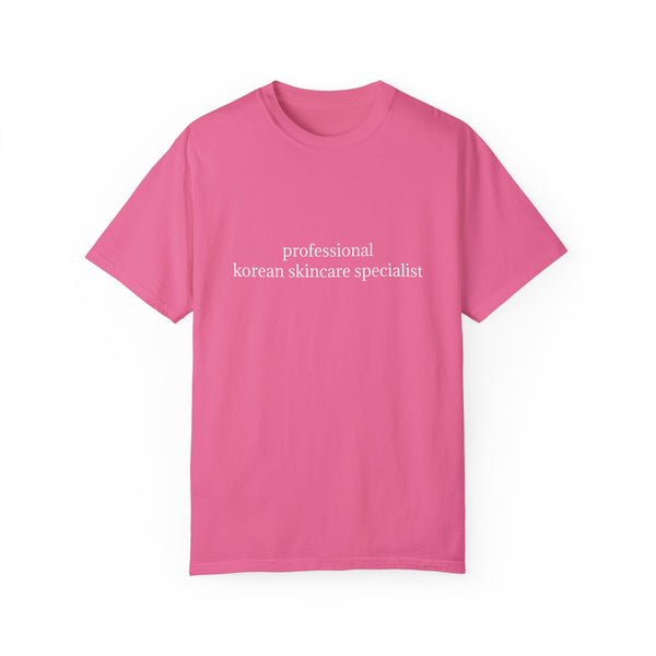 professional korean skincare specialist t-shirt