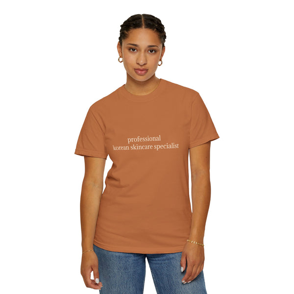 professional korean skincare specialist t-shirt