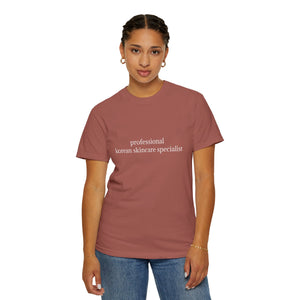 professional korean skincare specialist t-shirt