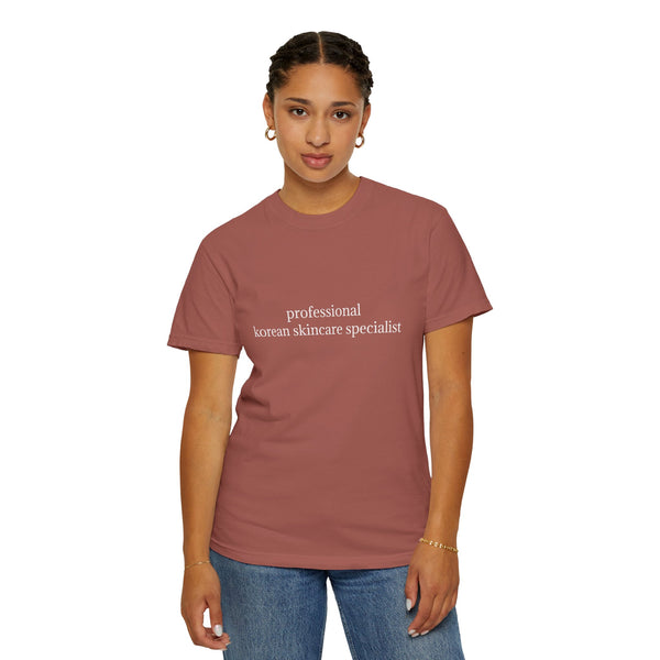 professional korean skincare specialist t-shirt