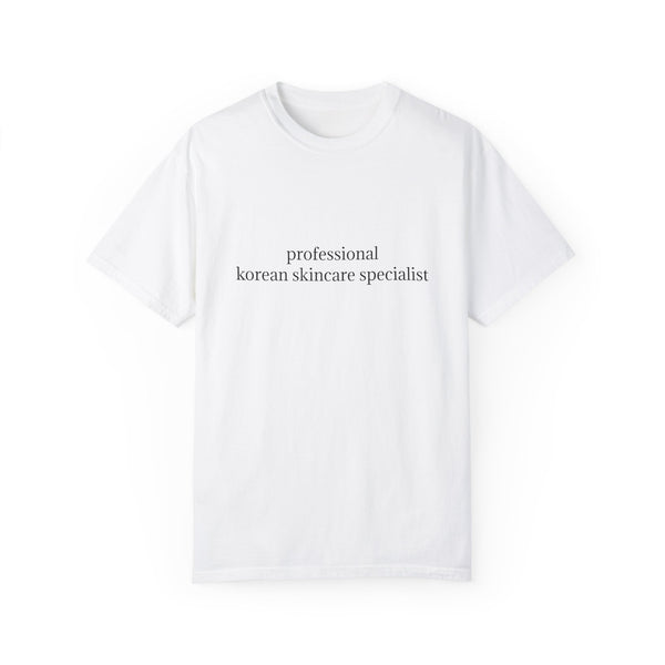professional korean skincare specialist t-shirt
