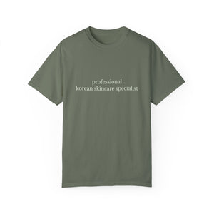 professional korean skincare specialist t-shirt