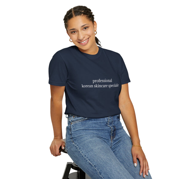 professional korean skincare specialist t-shirt