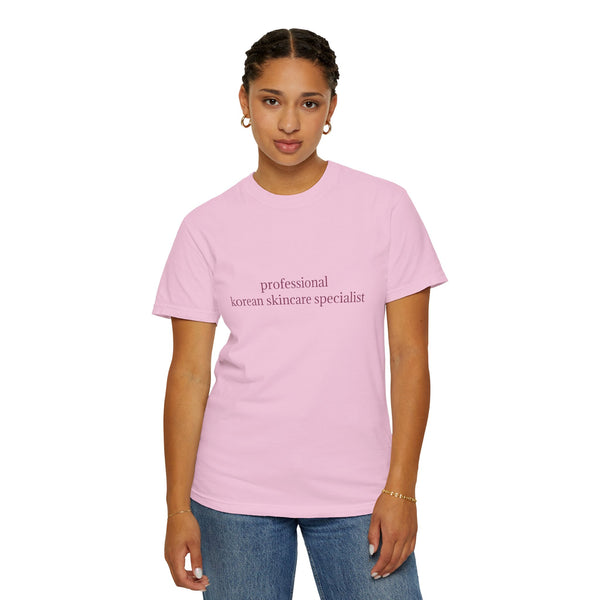 professional korean skincare specialist t-shirt