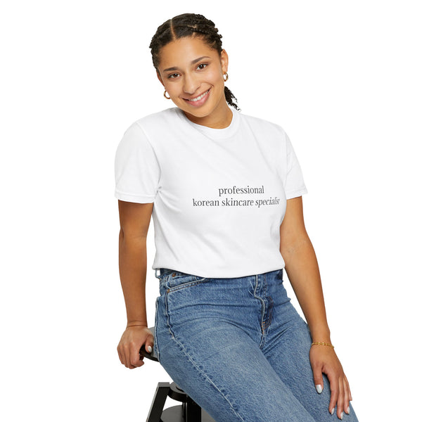 professional korean skincare specialist t-shirt