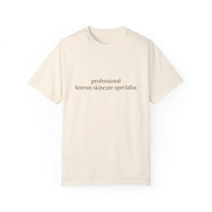 professional korean skincare specialist t-shirt
