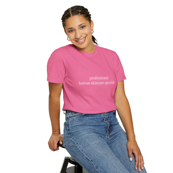 professional korean skincare specialist t-shirt