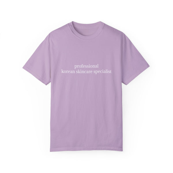 professional korean skincare specialist t-shirt