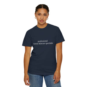 professional korean skincare specialist t-shirt
