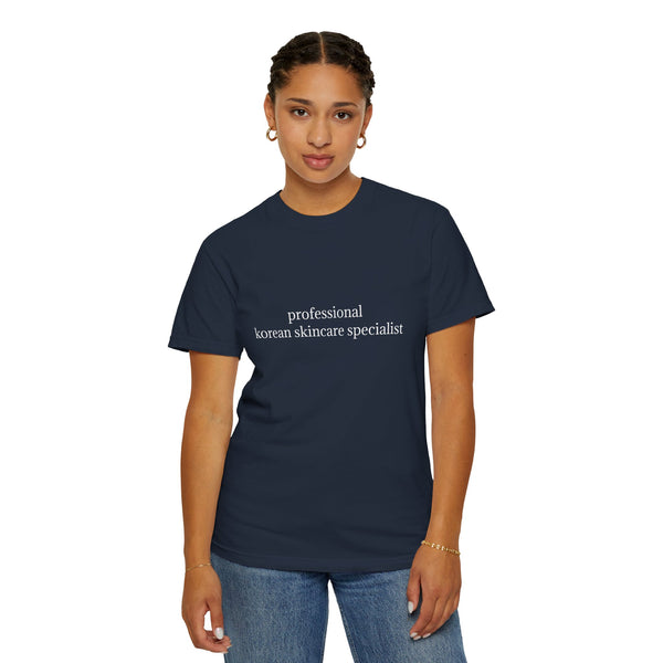 professional korean skincare specialist t-shirt