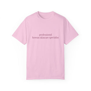 professional korean skincare specialist t-shirt