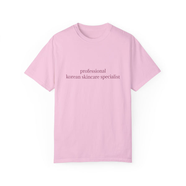 professional korean skincare specialist t-shirt