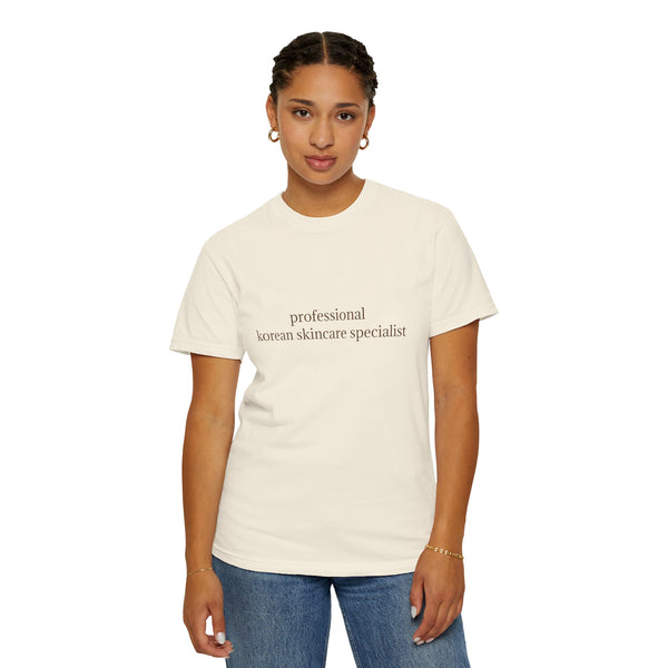 professional korean skincare specialist t-shirt
