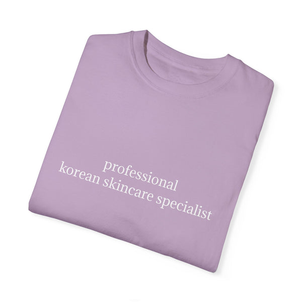 professional korean skincare specialist t-shirt